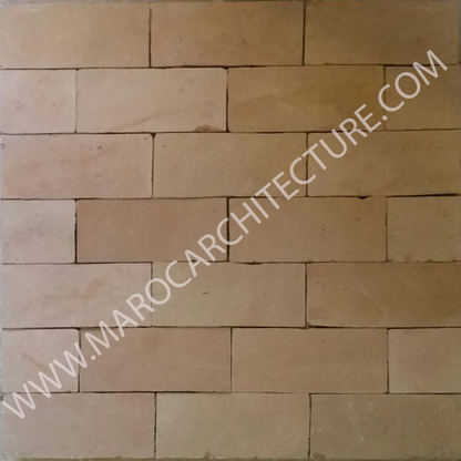 Moroccan terracota bijmat tiles pavers from Fez Morocco