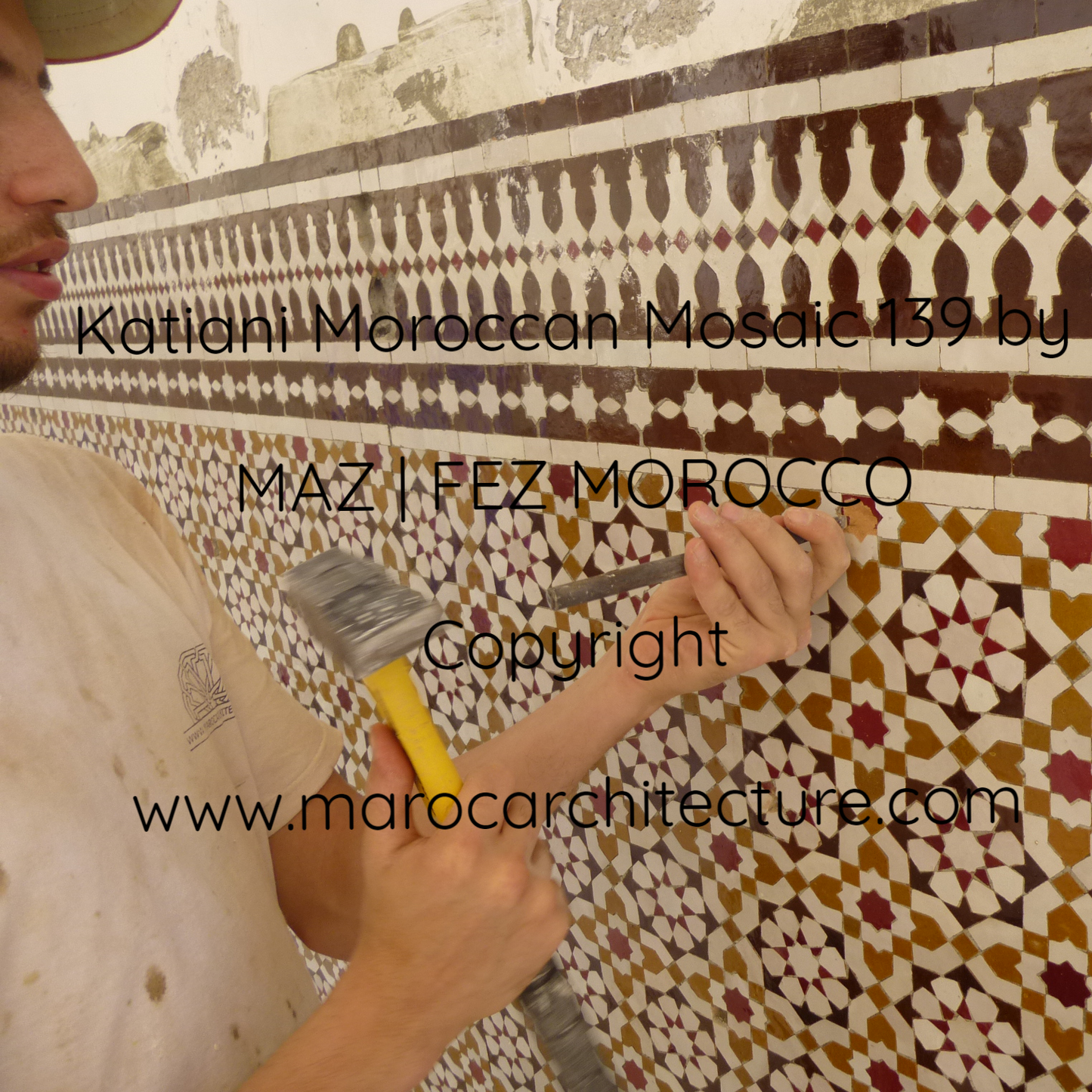 Moroccan mosaic tiles