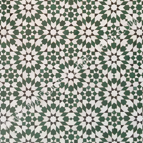 Moroccan mosaic tiles for wall niche