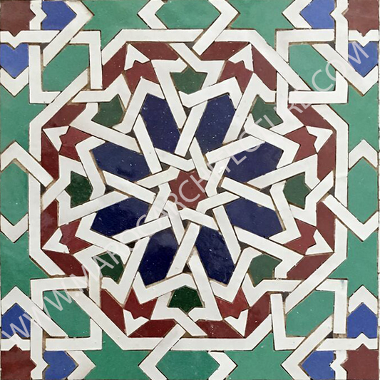 Moroccan mosaic tile