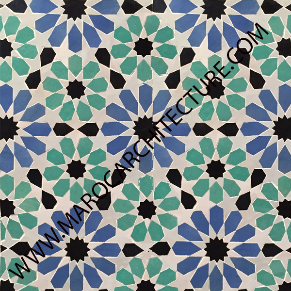 ALHAMBRA MOSAIC 1101 – 12 pointed star