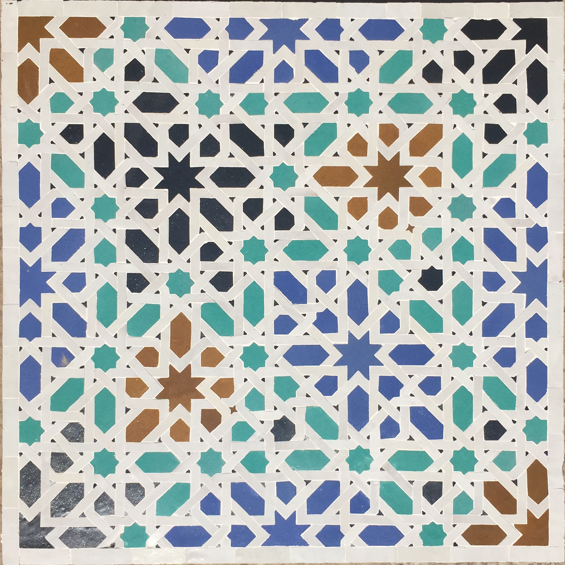 doncellas azulejo, doncellas mosaic, moroccan tile, Seville spain