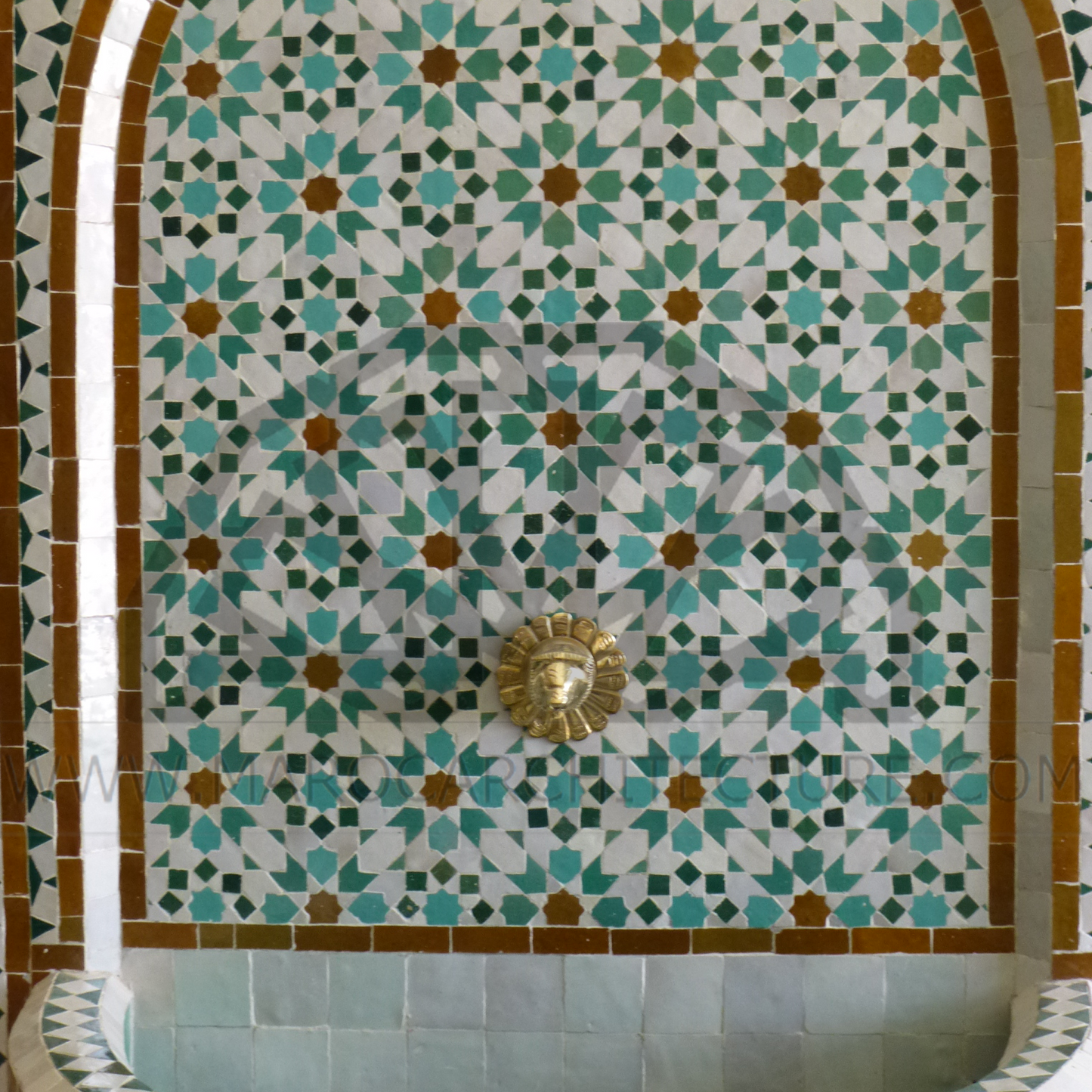 Moroccan Mosaic Fountain 18014