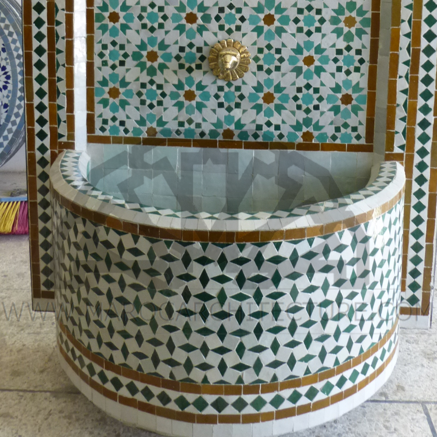 Moroccan Mosaic Fountain 18014