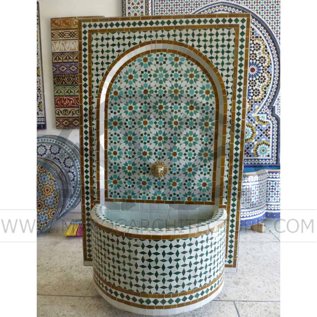 Moroccan Mosaic Fountain 18014