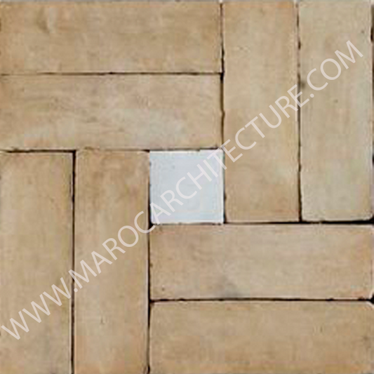 Moroccan terracota pavers from fez morocco