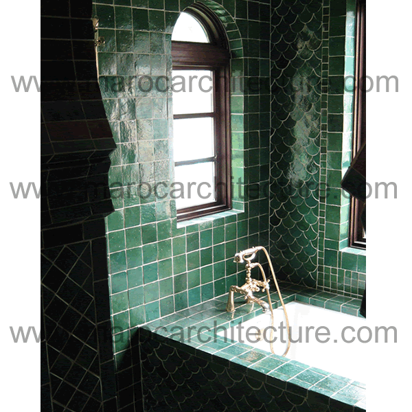 Moroccan mosaic tiles