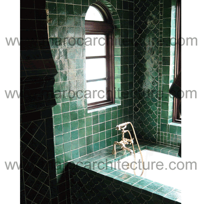 Moroccan mosaic tiles