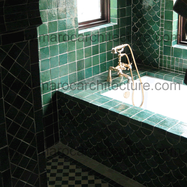 Moroccan mosaic tiles
