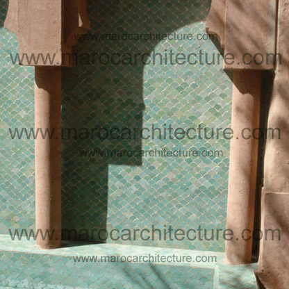 Moroccan mosaic tiles