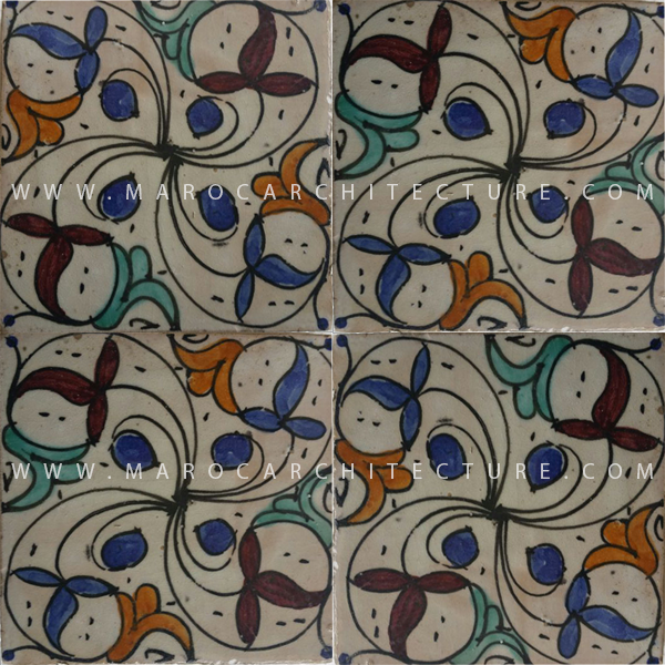 handpainted moroccan tiles 