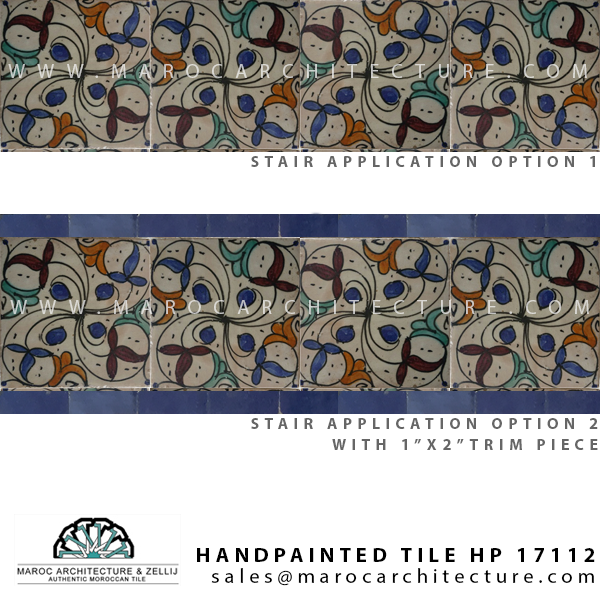 handpainted moroccan tiles 
