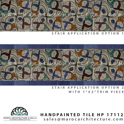 handpainted moroccan tiles 