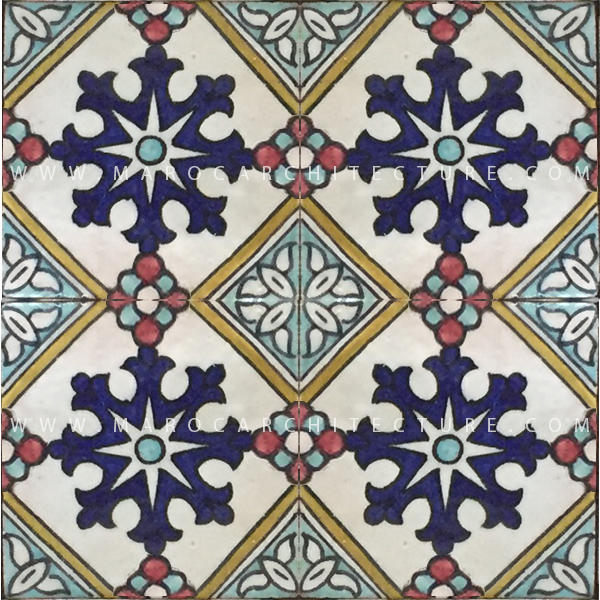 Sevilla Hand painted tile – 17114