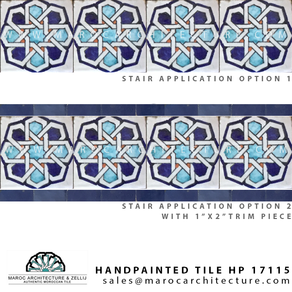 hand painted moroccan tiles 