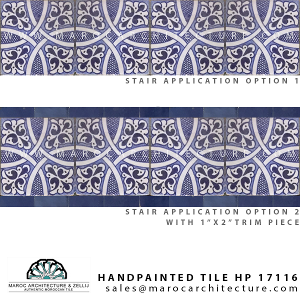 hand painted moroccan tiles 