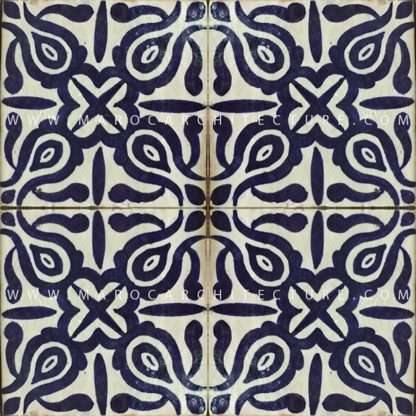 Handpainted tiles and spanish tiles by Maroc Architecture et Zellij company
