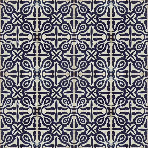 Handpainted tiles and spanish tiles by Maroc Architecture et Zellij company