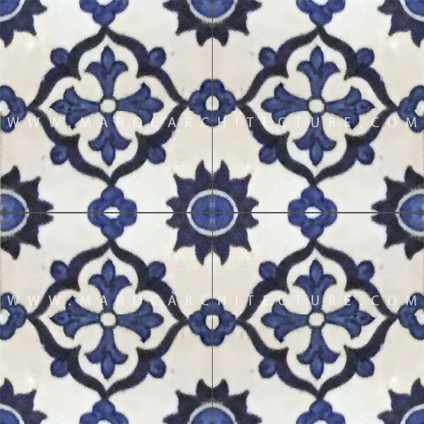 Sevilla Hand painted tile – 17126