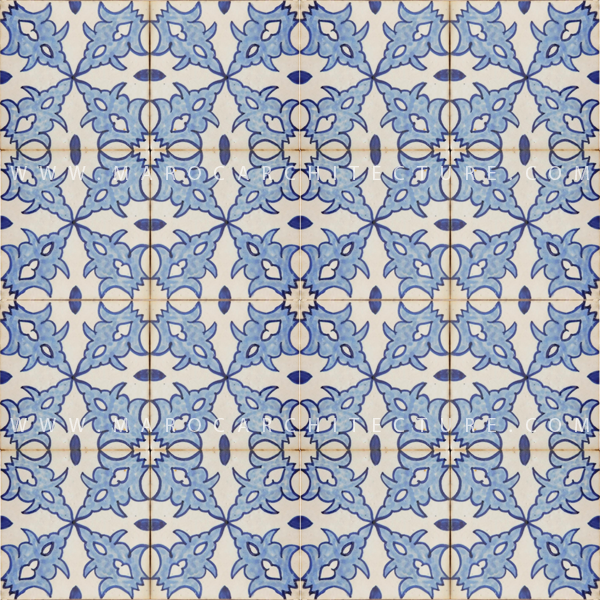 handpainted moroccan tiles by Maroc Architecture et Zellij