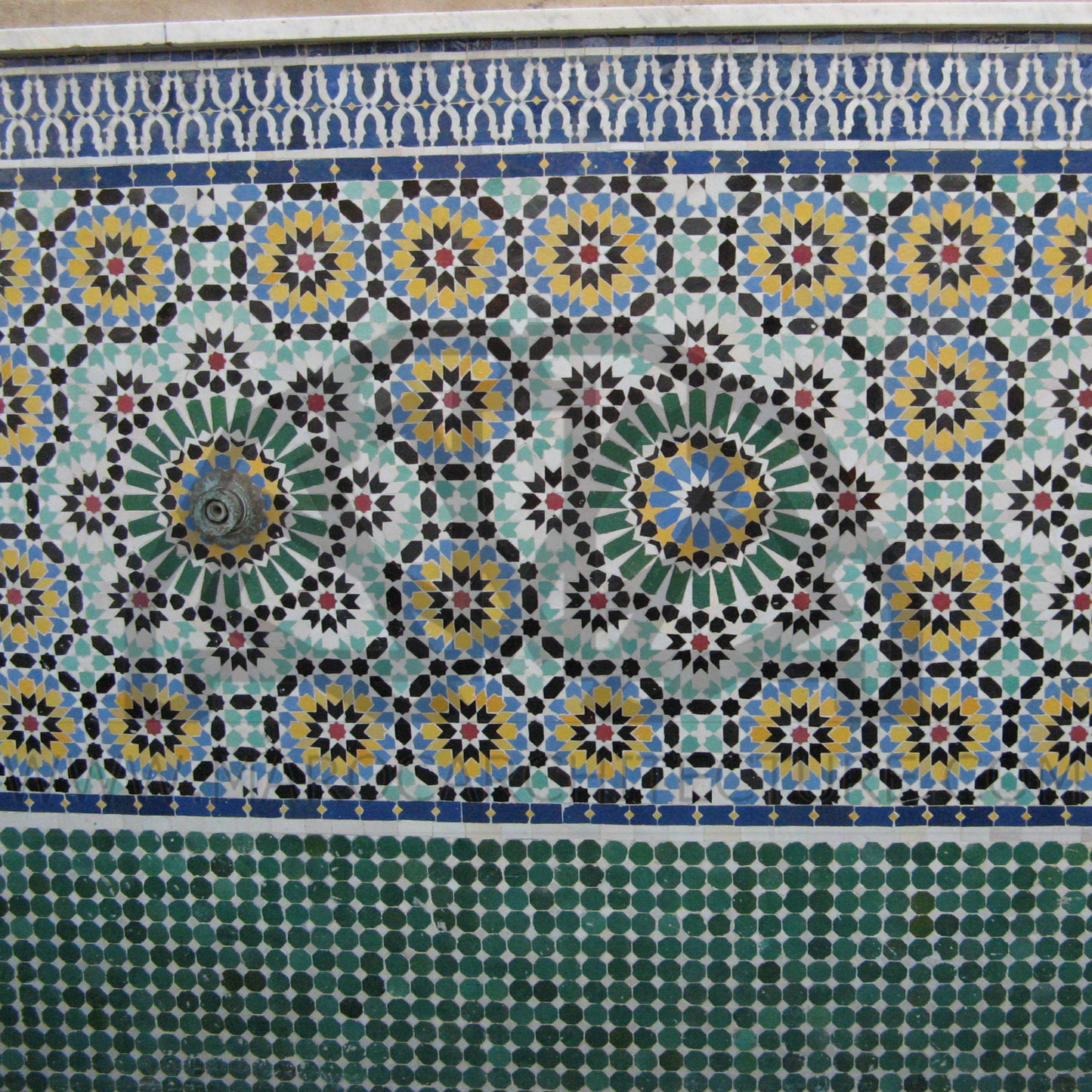 Moroccan Mosaic Fountain 18023