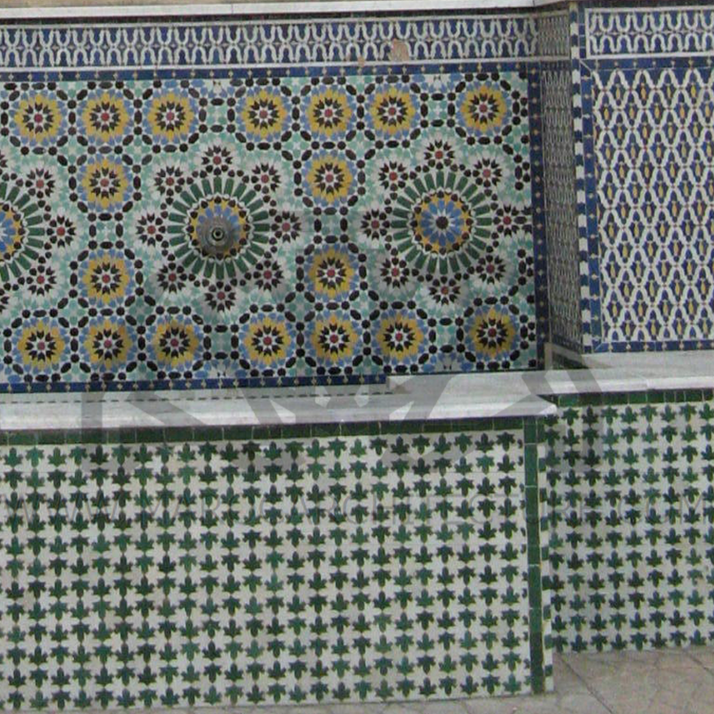 Moroccan Mosaic Fountain 18023