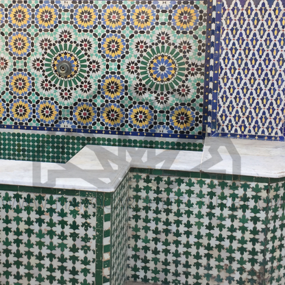 Moroccan Mosaic Fountain 18023