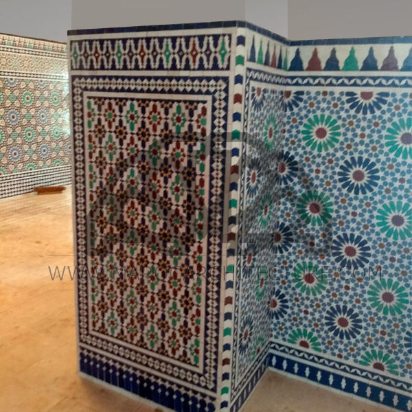 ALHAMBRA 16 POINTED STAR MOSAIC