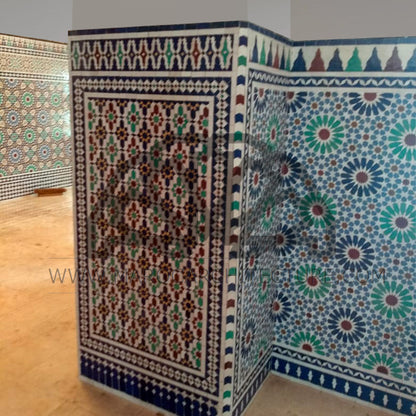 ALHAMBRA 16 POINTED STAR MOSAIC