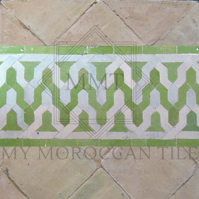 Zigzag Mosaic Border